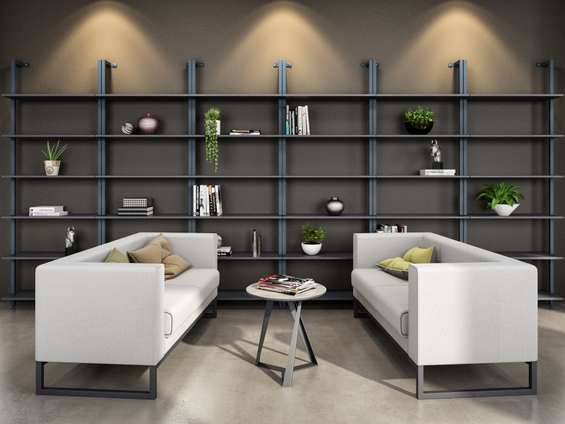 Стеллаж в стиле лофт на 6 полок  80х218х30 | Фото - 2