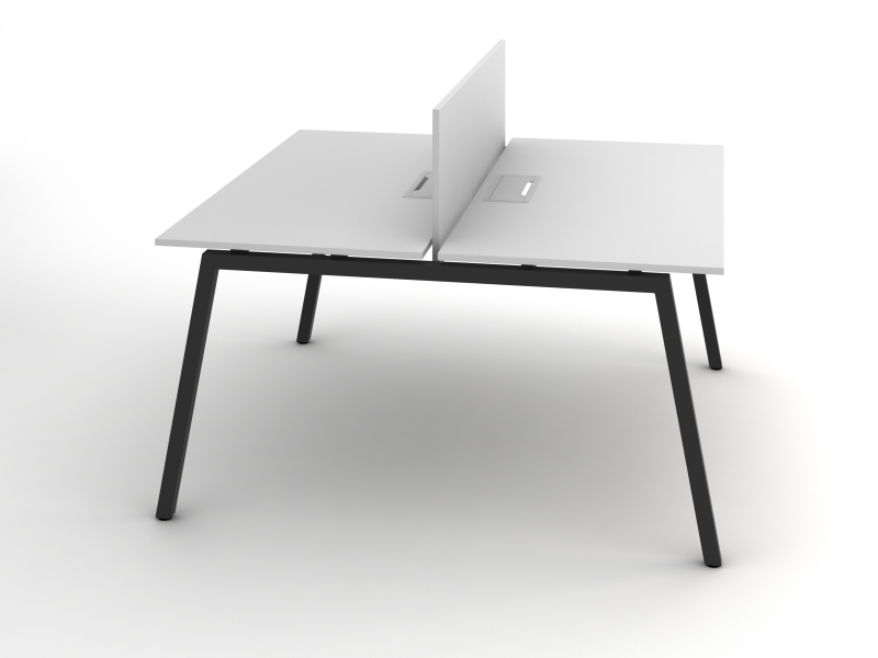 Современный офисный стол для двух рабочих мест 140х75х140 rd-1414 | Фото - 1