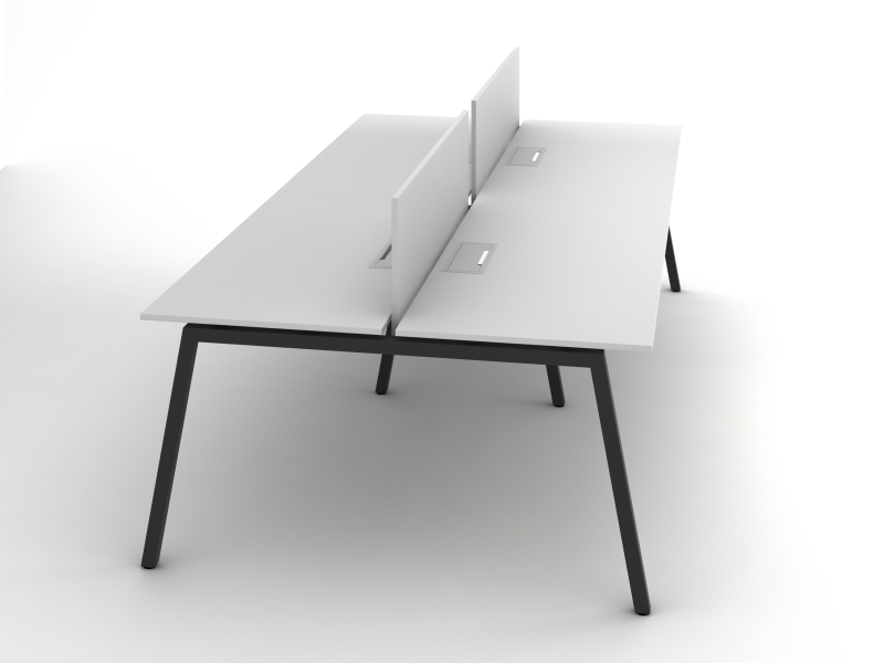 Современный офисный стол на 4 человека 280х75х140 rd-2814 | Фото - 1