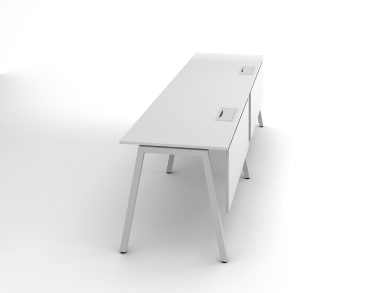 Современный офисный стол на два рабочих места 280х75х70 rd-2870 | Фото - 1