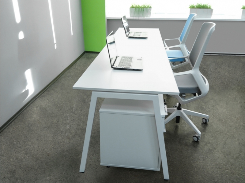 Современный офисный стол на два рабочих места 280х75х70 rd-2870 | Фото - 2