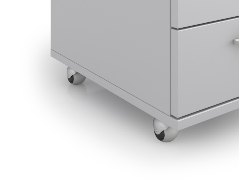 Тумба под принтер офисная на 2 полки 80х80х42 арт. Ur-222 | Фото - 4