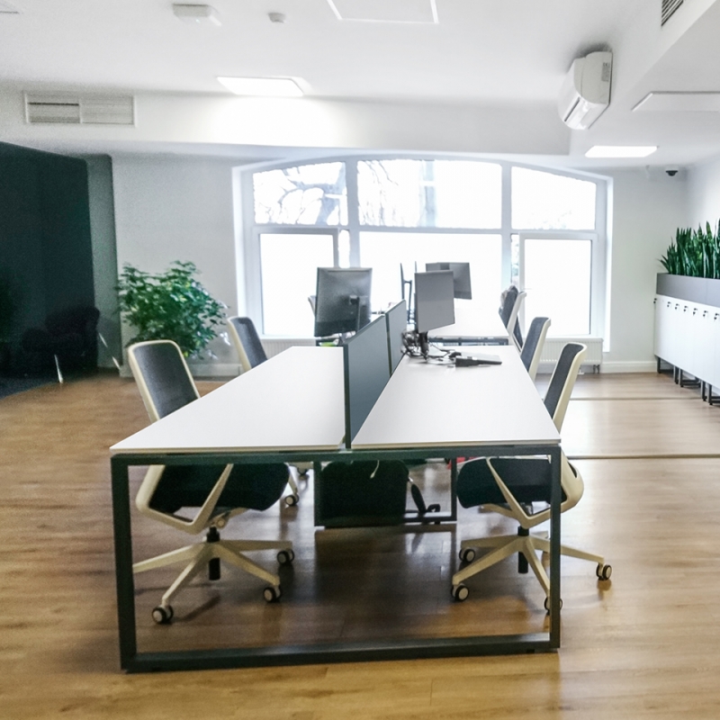 Офисный стол на 4 человека 280х75х140 kqd-2814 | Фото - 5