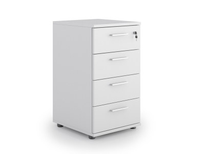 Тумба приставная офисная на 4 ящика 40х75х50 арт. Uc-14