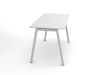 Стильний офісний стіл в білому кольорі 140х75х70rd-1470 | Фото - 0