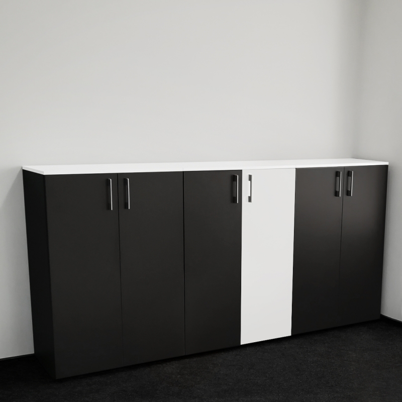 Шкаф для документов офисный на 3 полки 80х120х42 арт. Ur-233 | Фото - 1