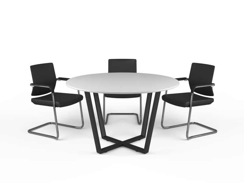 Стол для переговоров круглый 130х75х130 kdm-130 | Фото - 0