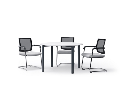 Стол для переговоров круглый 120х75х120 kdm-120