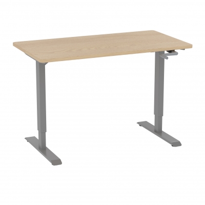 Стол офисный с механическим регулированием высоты 1200х690/1130х800