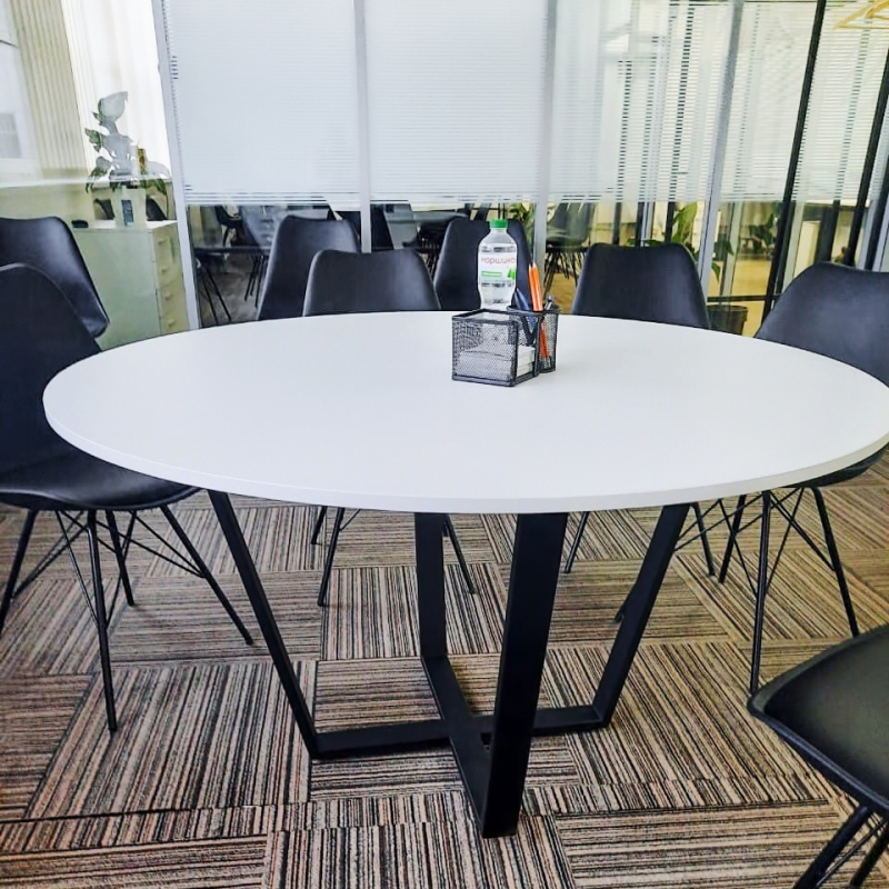 Стол для переговоров круглый 130х75х130 kdm-130 | Фото - 3