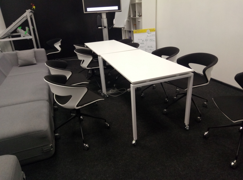 Офисный Стол на колесиках 140х75х70 kdr-140 | Фото - 7