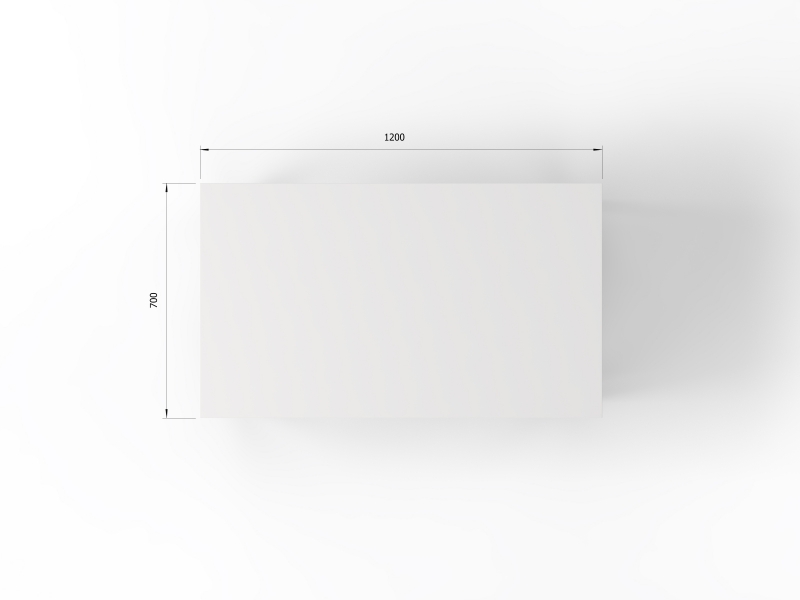 Стол прямой 120х75х70 офисный с тумбой kqd-1270СP | Фото - 4