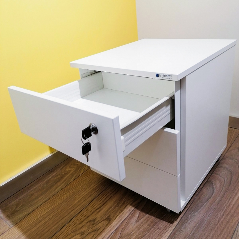 Тумба мобильная офисная на 3 ящика 42х56х47 арт. Ucm-13P | Фото - 2