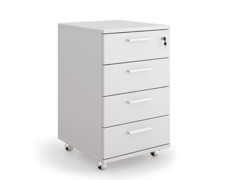 Тумба мобильная офисная на 4 ящика 40х68х47 арт. Ucm-14 | Фото - 0