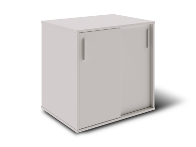 Тумба под принтер с раздвижными дверьми на 2 полки 80х80х60 арт. Ur-222-1SL