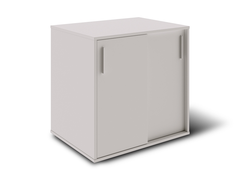 Тумба под принтер с раздвижными дверьми на 2 полки 80х80х60 арт. Ur-222-1SL | Фото - 0