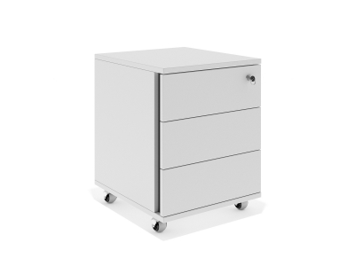 Тумба мобильная офисная на 3 ящика 42х56х47 арт. Ucm-13P
