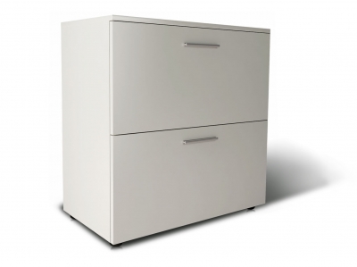 Шкаф для документов офисный на 2 файловых ящика 80х80х42 арт. Ur-222f