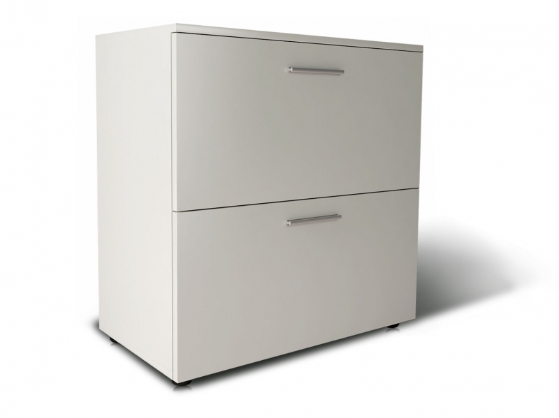 Шкаф для документов офисный на 2 файловых ящика 80х80х42 арт. Ur-222f | Фото - 0
